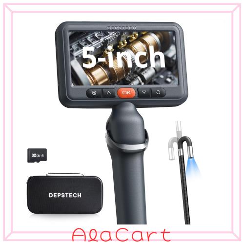 DEPSTECH 衣料繊維領域 5inIPS管する 6.2MM 1.5M IP67雨合羽