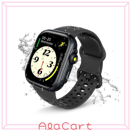 Bettdow スマートウォッチ【GPSモデル＆ ChatGPT搭載】1.85インチLCD大画面 スマートバンド Alexa音声搭載 睡眠と運動Ai分析 ストレスモ