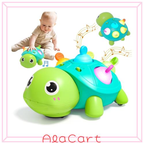 KeyAngel 3in1 ハイハイカメ 赤ちゃん おもちゃ 0歳 1歳 知育玩具 音楽