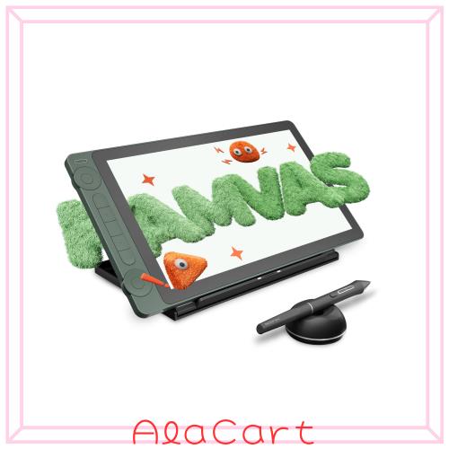 HUION 液タブ Kamvas 13 Gen 3 SE 13.3型 Pentech 4.0 筆圧16384レベル 緑
