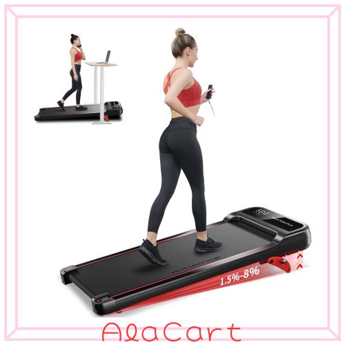 RHYTHM FUN ルームランナー【2025新型・本体わずか18kg】 家庭用 静音設計 最大8％傾斜対応 ウォーキングマシン ランニングマシン アプリ