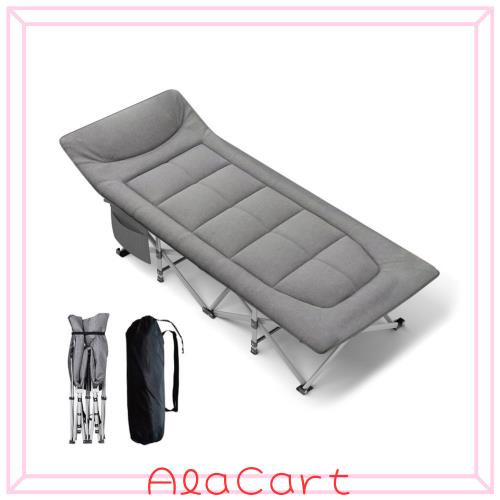 ANYATE 折りたたみベッド 簡易ベッド 室内外兼用 折り畳み式ベッド アウトドア キャンプ コット 耐荷重200kg 簡単設置 専用収納袋付き 収