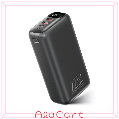 Ceoir モバイルバッテリー 60000mAh PD20W 3台同時充電 USB-Type-C 浅黒