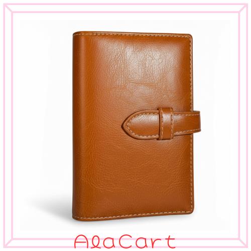 FENSPARK システム手帳 6穴リング ミニ6リフィル4種類120枚/コラージュ素材/ステッカー付き カード収納 スケジュール帳 手帳カバー メモ