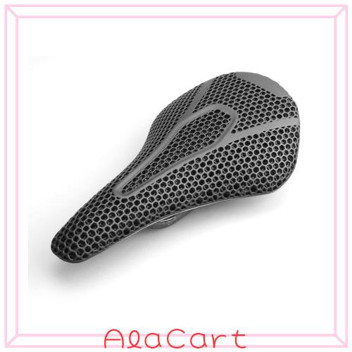 3Dプリント自転車サドル フルカーボンファイバー製 男性用/女性用 - 7 x 9mm カーボンレール - マウンテンロードバイクとグラベルバイク