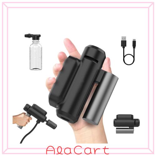 Lzryybz 充電式ハンディ高圧洗浄機 5in1ノズル USB Type-C 0.9kg