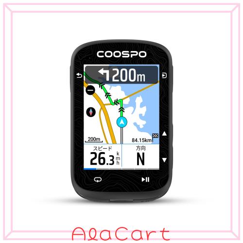 COOSPO CS600 サイクルコンピュータ サイコン 2.4インチ カラータッチスクリーン 自転車 ナビ スピードメーター