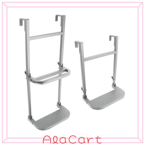 KATOLITE 折りたたみ式 スチール トラック 昇降 ステップ 荷台ステップ 昇降設備 一段から二段に簡単に切り替えができます 耐荷重120kg (