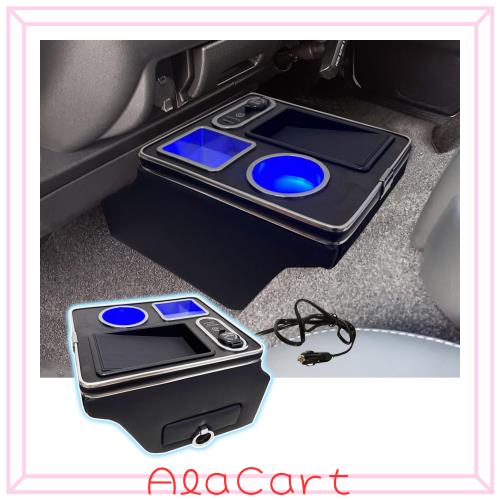Yotetat HIACE 200系 スーパーGL DX フロアコンソールボックス USB Type-C グレー