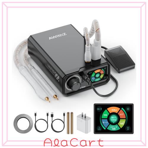 スポット溶接機,AWithZ 10.2KWファラッドコンデンサスポット溶接機 UKF10,ノブ操作、99段階設定、純ニッケルシートの溶接に対応、18650お