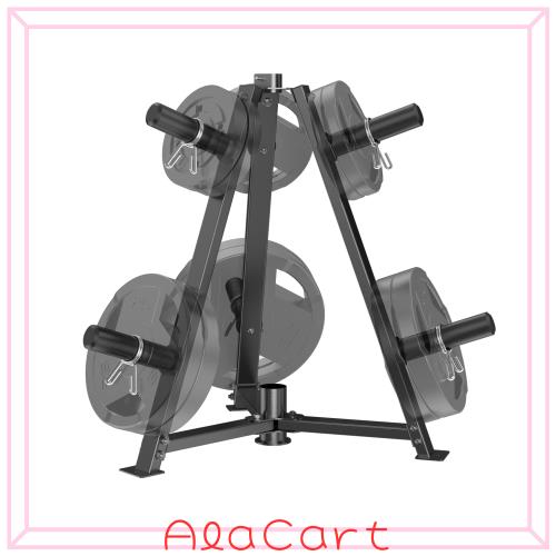 JX FITNESS ウェイトプレートラック 6本ペグ 28mm/50mm対応 136kg収納