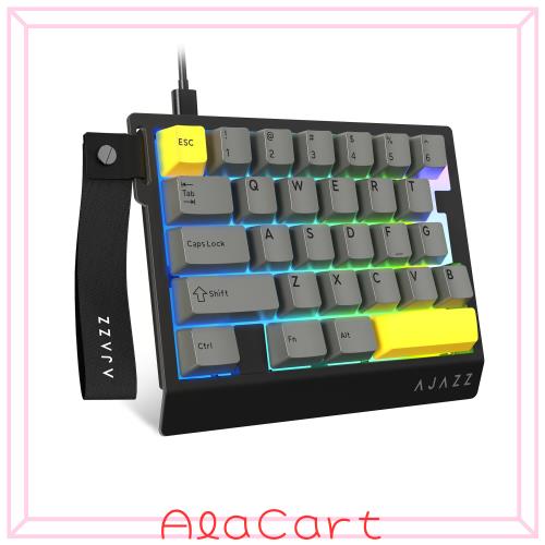 AJAZZ AK029 片手ゲーミングキーボード メカニカルキーボード ラピッド
