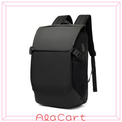 YCD Flap Pack リュック 30L 17インチPC対応 46x32x20cm ブラック