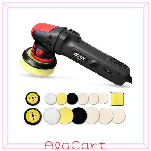 ZOTA ポリッシャー， ダブルアクションポリッシャー 75mm/100mm交換式ヘッド 7000RPM 高回転 強力小型 軽量 カーポリッシャー 偏心構造 6 11,004円