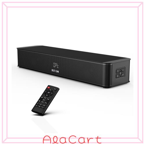 BESTISAN 2.1chサウンドバー 42センチ テレビ用サウンドバー PC用
