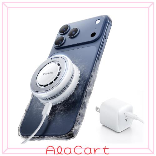 TORRAS Ostand PolarCircle Qi2.2 25W MagSafe充電器 iPhone17 Galaxy S25対応 ホワイト