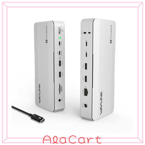 WAVLINK Thunderbolt 5 ドッキングステーション 12-in-1 ハブ｜最大120Gbps超高速転送｜140W PD給電｜8Kデュアル／4Kトリプルディスプレ 36,193円