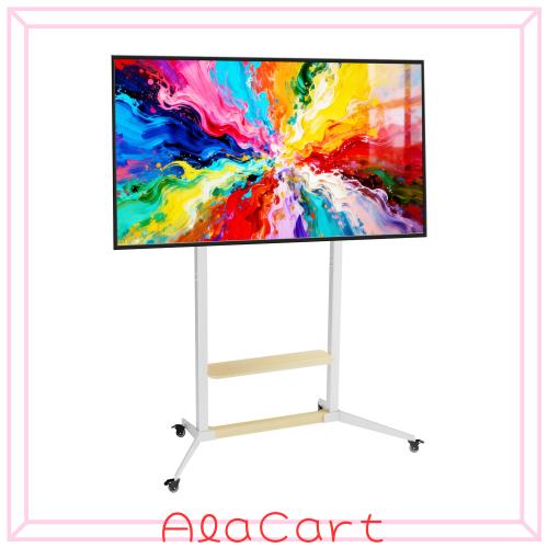 UNHO テレビスタンド キャスター付き 40~100インチ対応 テレビ台 モニタースタンド 自立式 ハイタイプ tv stand 耐荷重100kg ディスプレ