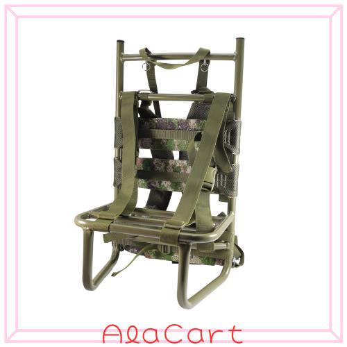 PAKESI 背負子 アルミニウム合金 耐荷重80kg 35cm 迷彩