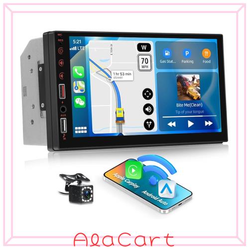 Auometo カーオーディオ2 Din 7インチIPSタッチスクリーン搭載 ワイヤレスCarPlay/Android Auto対応 Bluetooth内蔵 スマホミラーリング Y 7,529円