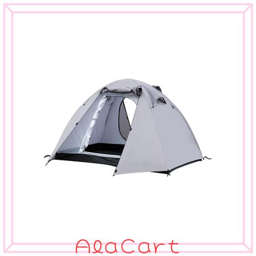 「Shelta Pod」ドームテント 2人用 1人用 軽量 ソロテント ツーリング 山岳テント アルミ製ポール 自立式 簡単設営 キャノピー ダブルウ
