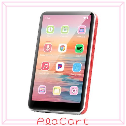 Android13.0 MP3プレーヤー Bluetooth5.0 4インチ 8コア 192GB WiFi 搭載 64GB内蔵 128GBカード付き 音楽検索可能 Mp4 動画再生 1080P 日