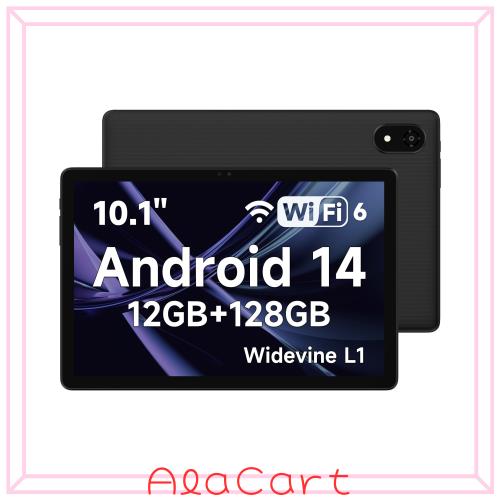 ALLDOCUBE iPlay 60S タブレット 10インチ 8コアCPU Android 14 タブレット Widevine L1 Netflix対応 12GB(4+8仮想)+128GB+1TB拡張 6200m 11,931円