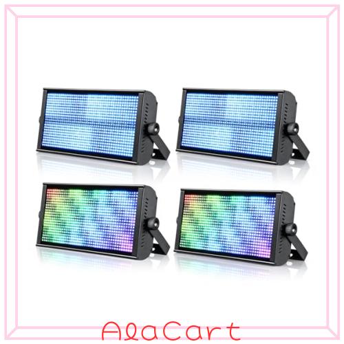 Betopper LF105 150W ステージストロボライト、RGBW LEDステージライトバー、7x15ピクセルコントロールゾーン、30Hzストロボスピード、DM