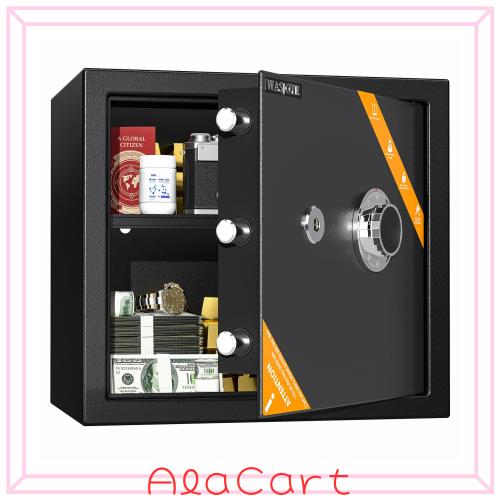 WASJOYE ダイヤル式金庫 34.0L A4ファイル対応 機械構造 8,382円