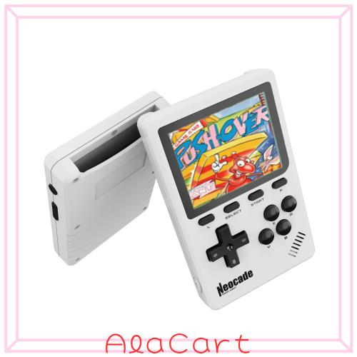 NEOCADE ポケット レトロゲーム機 GBA用 ポータブルゲーム機 可携帯 ゲームコンソール GBAカートリッジ対応 Pikoレトロゲーム 40種 収録
