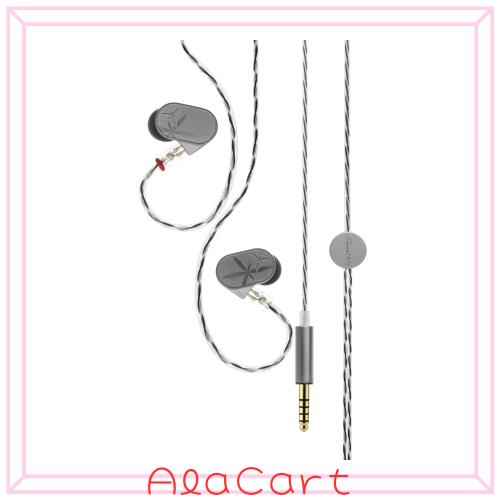 水月雨 MOONDROP 蘭？ カナル型 イヤホン 有線 HiFiイヤホン リケーブル対応 超低歪みリケーブル対応 ガラスドーム複合振動板
