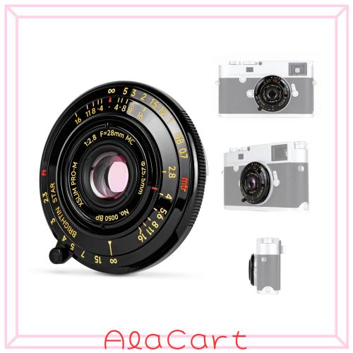Brightin Star 28mm F2.8 フルサイズ 超薄型 レンズ MF 単焦点レンズ Leica/ライカ対応 Mマウントに対応 Leica/ライカ カメラ M2 M3 M4 M