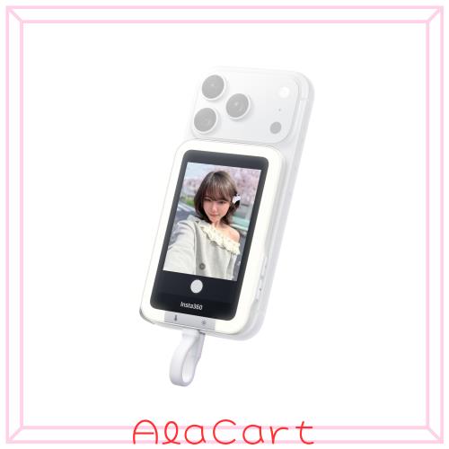 Insta360 Snap 自撮りモニター ライト付き 4K iPhone Android対応