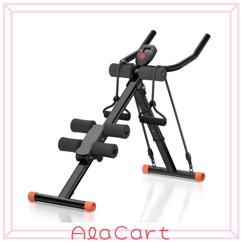 LEEKEY 腹筋 腹筋マシーン 1台4役 腹筋トレーニング 腹筋器具 クランチ 腹筋マシン フィットネス機器 ダイエット器具 腹筋台 全身運動 ブ