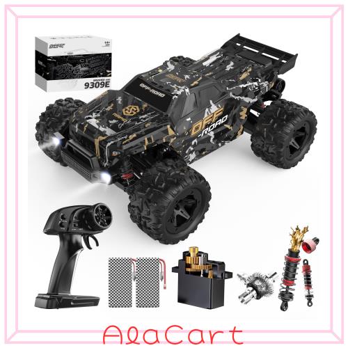 DEERC ラジコンカー オフロード 大人向け 4WD 高速 充電式バッテリー 子供向け 1:18 時速40KM/H 金属駆動系 防振 IPX4 操作時間40分 男の