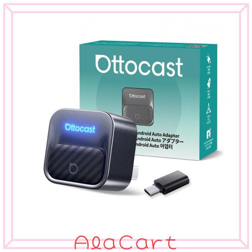【公式】OTTOCAST オットキャスト Mini Core 2026最新 Ottocast ワイヤレスCarPlay/Android Autoアダプター ミニ 純正有線CarPlay/Androi