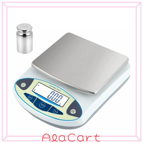 精密はかり デジタルスケール 0.01g×2000g 高精度電子天秤 実験室用