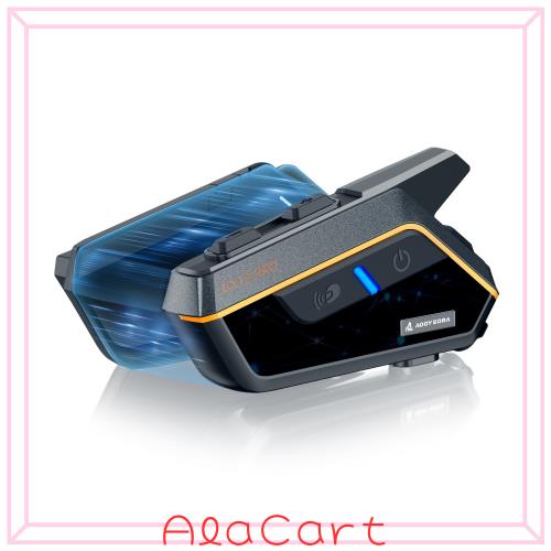 バイク インカム GX12 PRO Bluetooth5.3 12人同時通話 2000M通信距離の