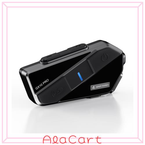 バイク インカム GX10 PRO Bluetooth5.3 10人同時通話 2000M通信距離