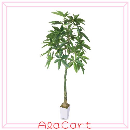 人工観葉植物 フェイクグリーン 観葉植物 【パキラ 高さ150CM 】造花 光触媒 消臭 抗菌 インテリア おしゃれ オフィス 室内 装飾