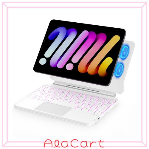 BETTDOW マジックキーボード 2024 Mini 7 A17 Pro 第7世代＆2021 Mini 6 第6世代8.3インチ対応 磁気キーボードケース Mini 第6/7世代通用