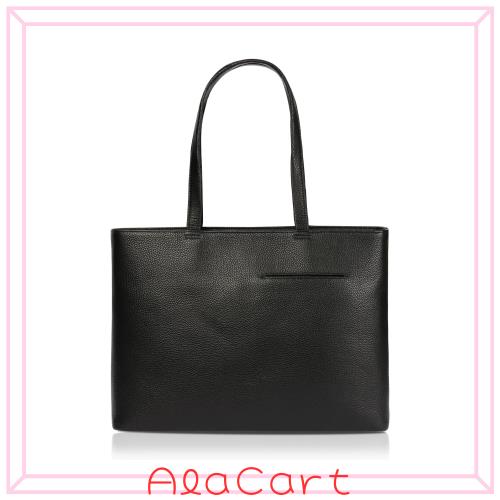 Prattero トートバッグ UNISEX 本革 18L 13インチPC対応 ブラック