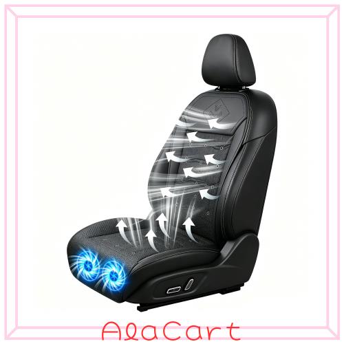 クールシート 車 シートクーラー DC12V 3段階風量調節 1枚