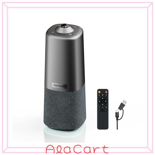 Nuroum C50S 360度ウェブカメラ web会議用 マイク スピーカー一体型