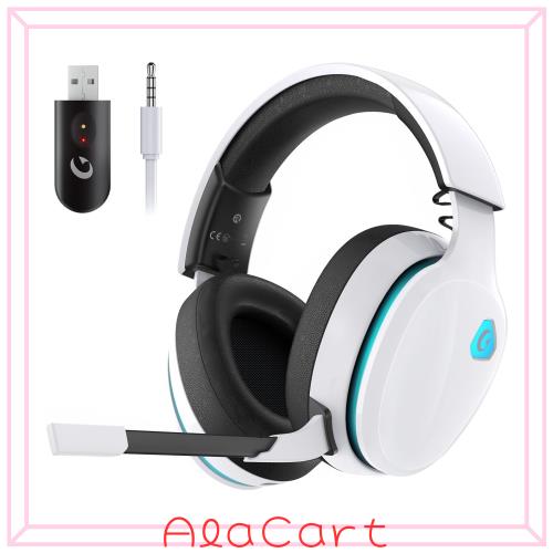 ゲーミングヘッドセット ワイヤレス Gvyugke CT300 2.4G USB Bluetooth 有線 3WAY接続 ホワイト 7,835円