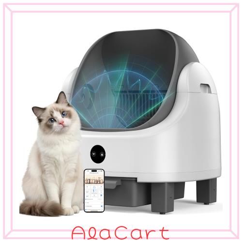 OROLEY 自動猫トイレ 猫 トイレ 自動 自動清掃 アプリ操作対応