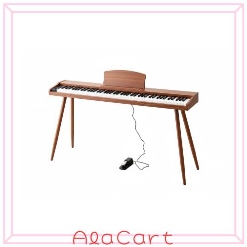 XNHUIY 電子ピアノ 88鍵盤 USB-MIDI対応 ナチュラル