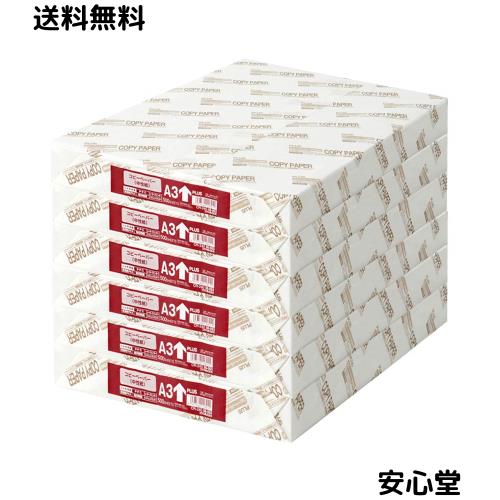 プラス コピー用紙 A3 3000枚 (500枚×6冊) 56-003×6