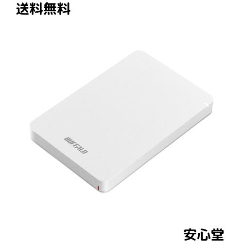 BUFFALO USB3.1(Gen.1)対応 耐衝撃ポータブルHDD 1TB ホワイト HD-PGF1.0U3-WHA