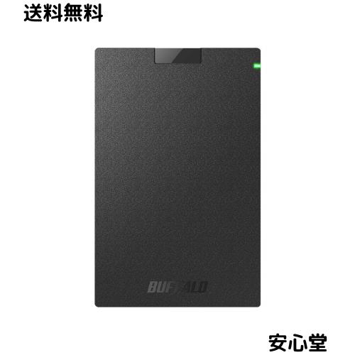 バッファロー BUFFALO USB3.1Gen1 ポータブルSSD 1.9TB 日本製 PS5/PS4(メーカー動作確認済) 耐衝撃・コネクター保護機構 SSD-PG1.9U3-B/